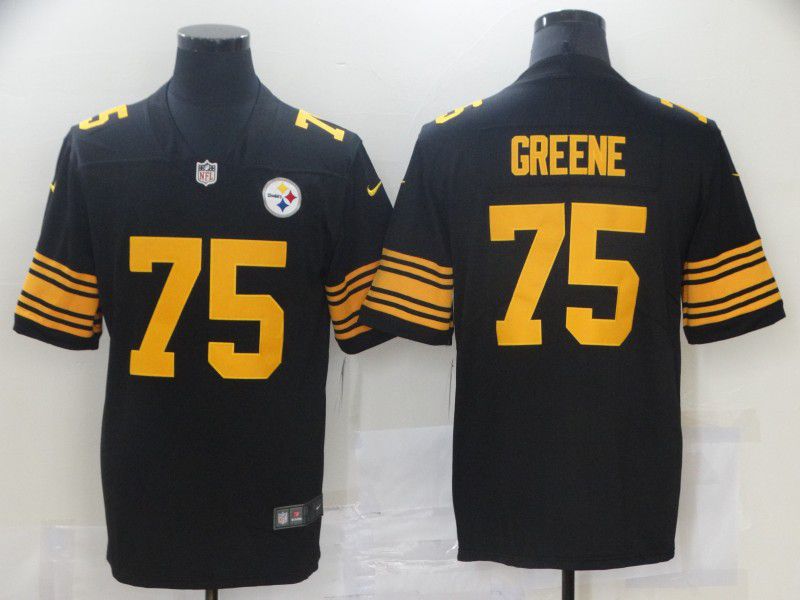 Men Pittsburgh Steelers #75 Greene Black Nike Vapor Untouchable Limited 2021 NFL Jersey->philadelphia phillies->MLB Jersey